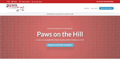 Desktop Screenshot of pawsonthehill.com